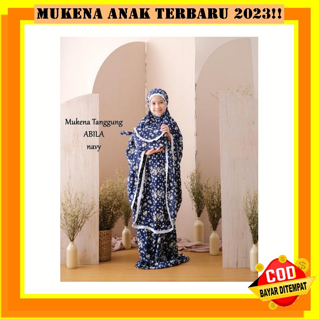 Mukena Anak Perempuan Tanggung Mukenah Remaja 2 In 1 Resleting Karakter Aruna Mukena Anak Tanggung A