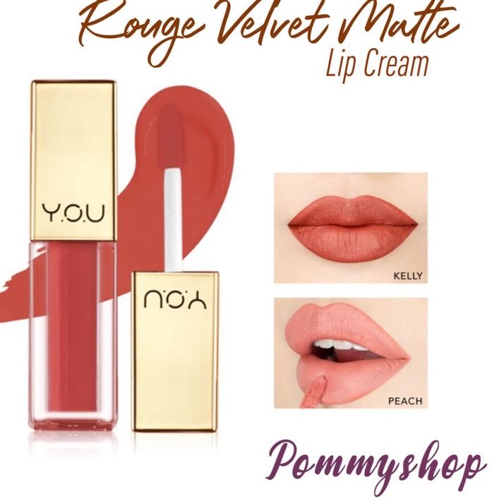 ❃ Kosmetik You The Gold One Rouge Velvet Matte Lip Cream (Quick Dry | Lipcream lipstick lipstik ♩