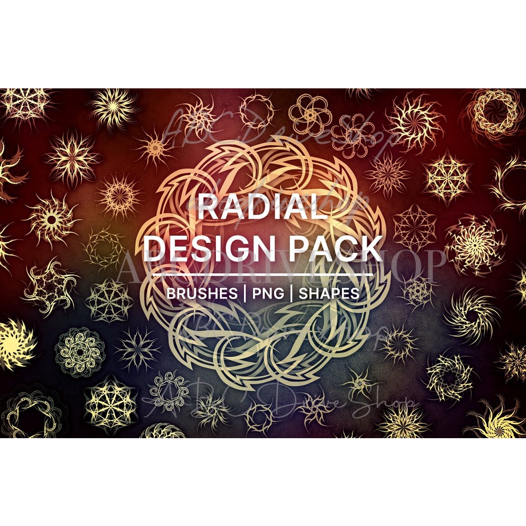 Procreate Brush - Radial Designs Pack