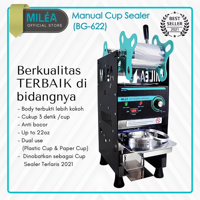 [Sealer ] Cup Sealer Milea Bg-622 / Penyegel Gelas Minuman [Sisealer]