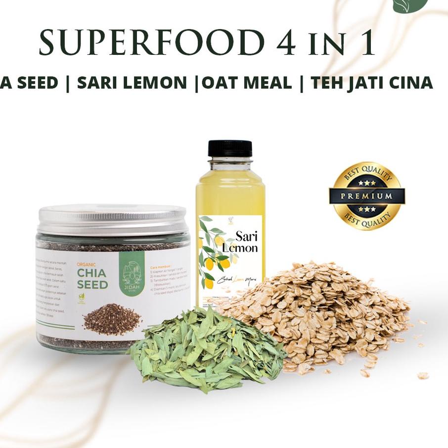 

❃ Paket Diet Super Food Asli Chia Seed biji chia Asli non GMO ➵