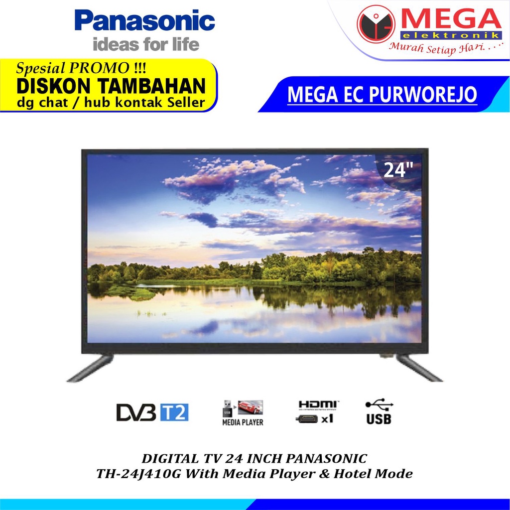 LED PANASONIC TH-24J410G / TH 24J410 DIGITAL TV  24 INCH