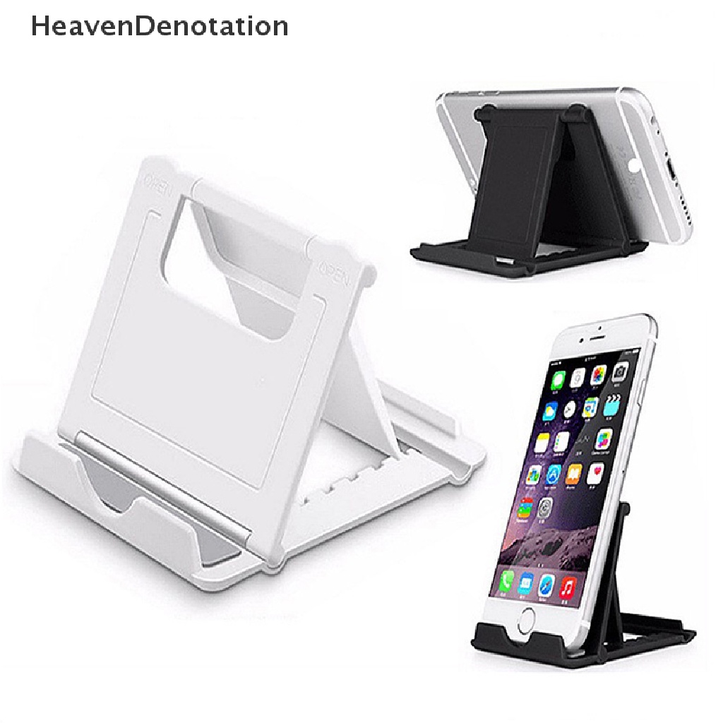 [HeavenDenotation] Holder Handphone Universal Adjustable Untuk Smartphone Stand Handphone Lipat HDV