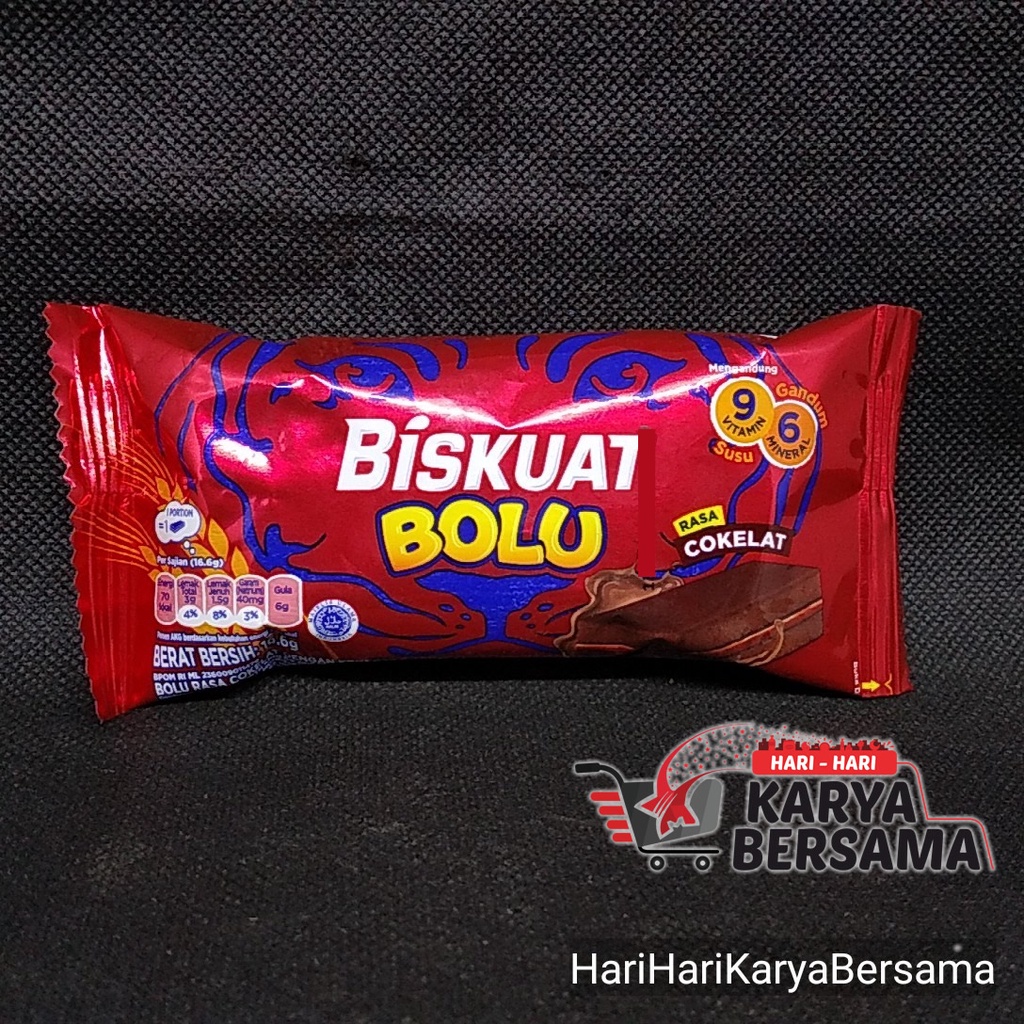 

BISKUAT BOLU RASA COKELAT 16.6GR