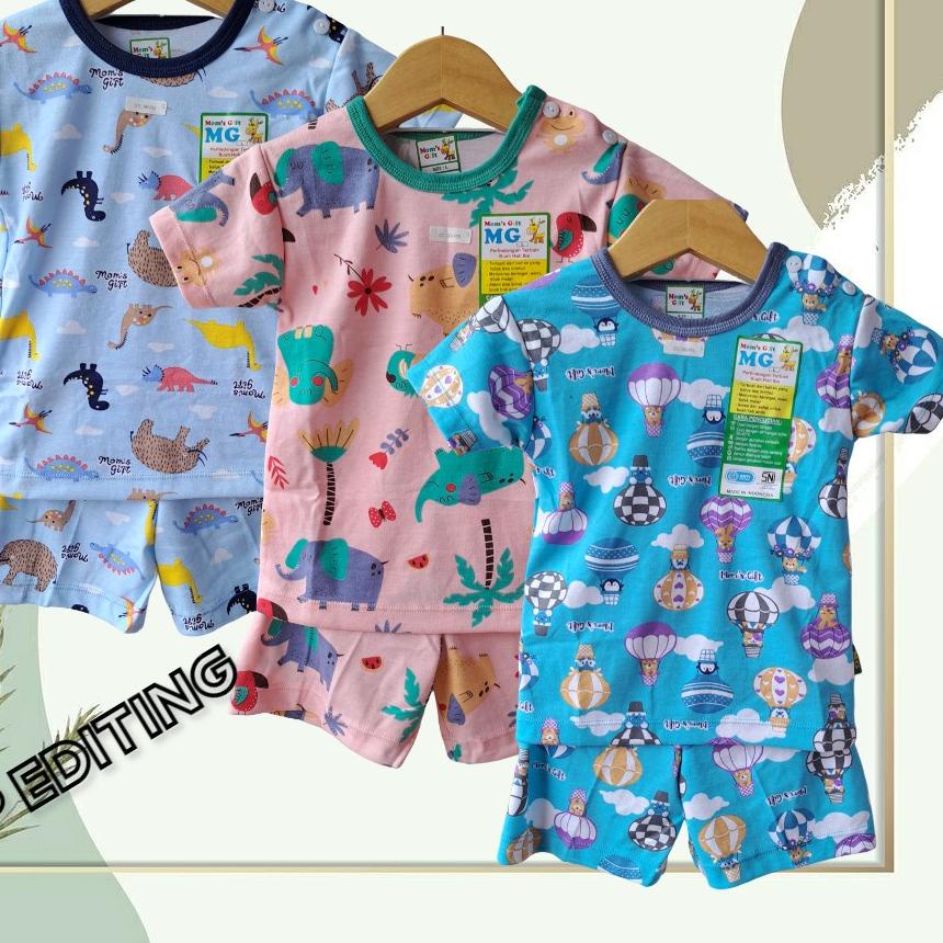 ✿ 3 STEL STELAN ANAK BAJU PENDEK MOMS GIFT ✾