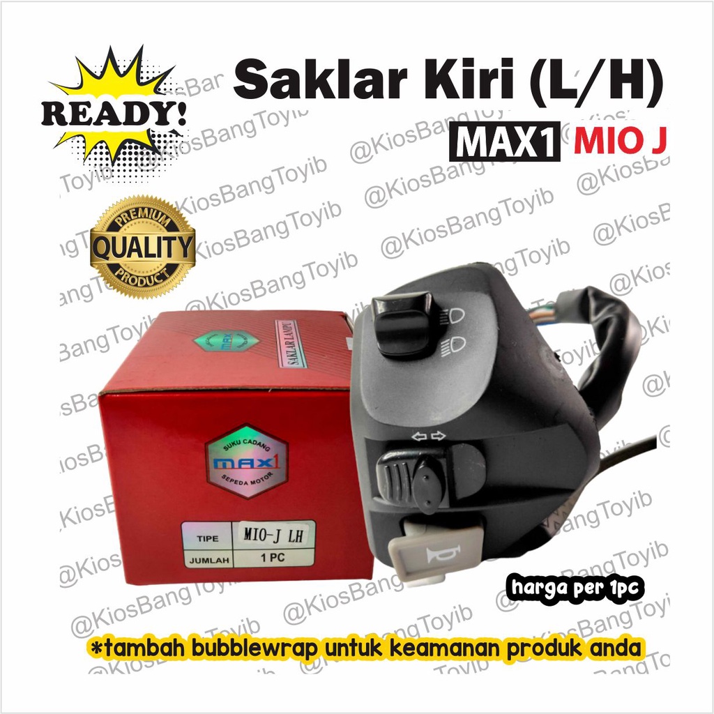 Saklar Holder Handle Switch Kiri Yamaha MIO J (L/H)  (-MAX1-)