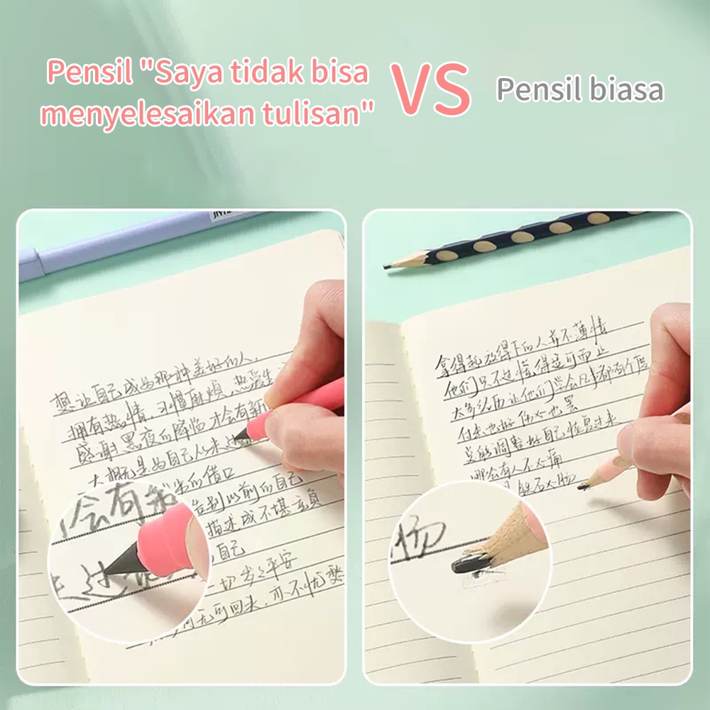 JCHO Pensil Pencil Tanpa Batas Eternal Pencil Tanpa Rautan/ Pensil Abadi