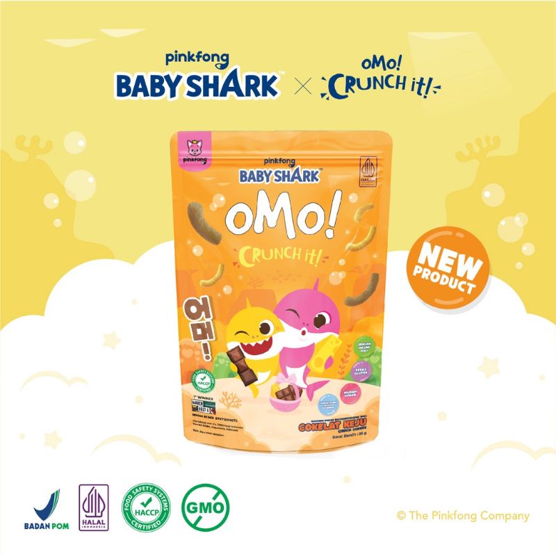 OMO! Crunch it! Healthy Snack 25 gr | cemilan bayi 9M+