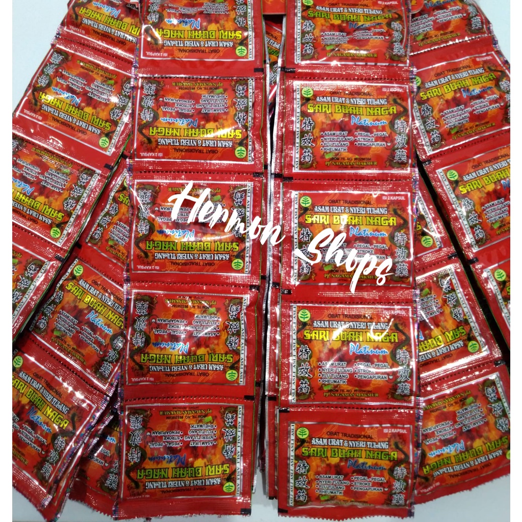 Sari Buah Naga Kapsul 10 Sachet @ 2 Kapsul