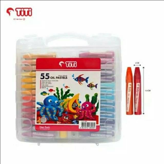 

Terlaris Crayon / Oil Pastel Titi 55 ( Set ) Original
