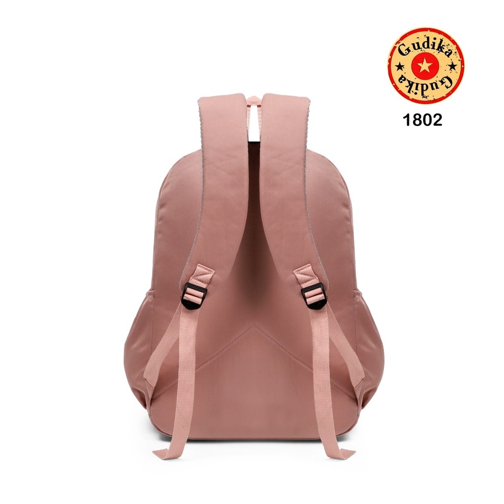 New Arrival !! GUDIKA Maccaron 1802 | Backpack Waterproof Wanita Tas Ransel Laptop 16 Inch Anti Air Import Original | Ransel Cewek | Ransel Perempuan | Tas Wanita