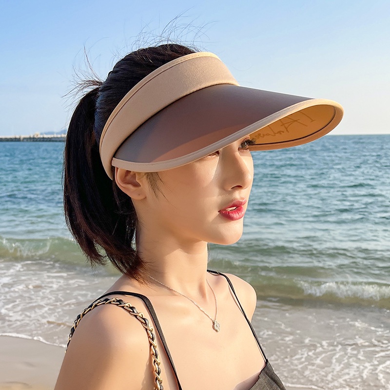 Tanpa Kepala anti-ultraviolet Pantai sun-shading open-top Topi Matahari Mata Besar