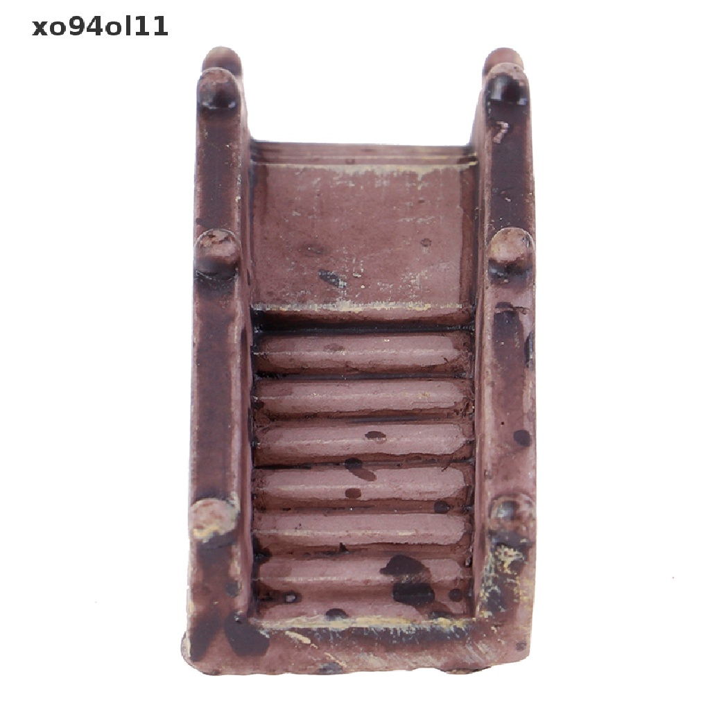 Xo 1PC Patung Ornamen Rumah Jembatan Mini DIY Dekorasi Aquarium/Rumah Boneka OL