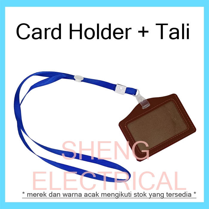 

Name Tag Casing ID Card Holder Gantungan Kartu Nama Badge ID Tanda Pengenal Kerja