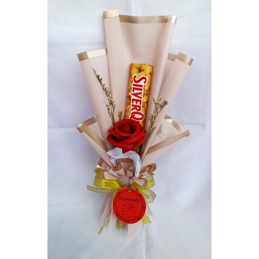 

Mini Buket Bunga Valentine Kado Hadiah Ulang Tahun Rose Soap Flower