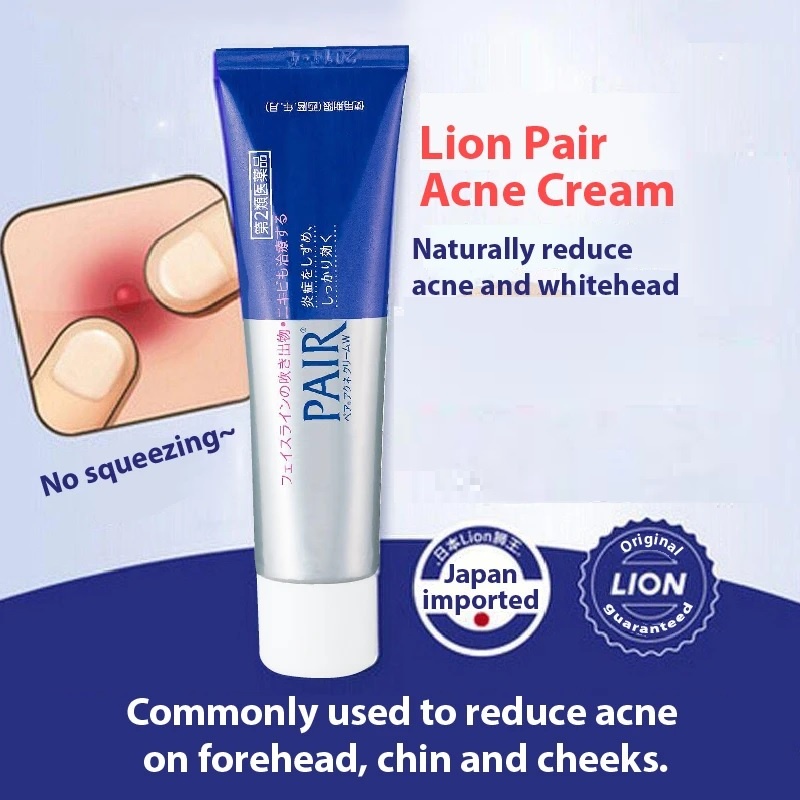 (READY &amp; ORI) Lion Pair Acne Cream Krim Totol Jerawat 14gr ORI JAPAN