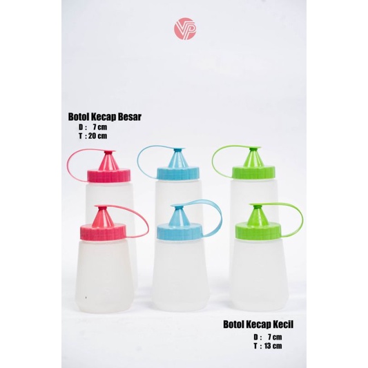 Botol kecap kecil | besar