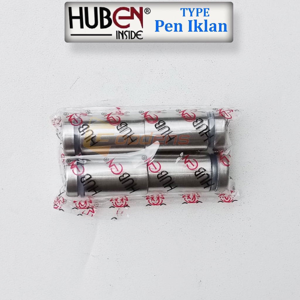 Huben PIK 19-30 Pen Iklan Baut Sekrup Kaca Akrilik Sign Board
