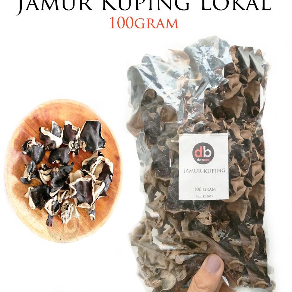 

P86 Jamur Kuping Kering 100g STOCK TERBATAS ⇡