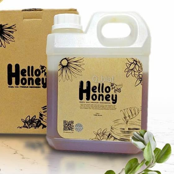 

❁ Hello Honey (Manis) 1000 Gram Halal - Uray Khas Badui Asli Original 100% l Natural Raw Honey ▼
