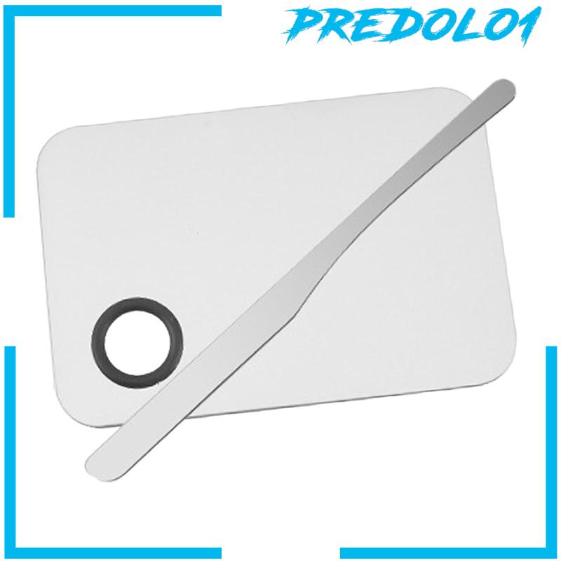 [Predolo1] Spatula Palet Pencampur Makeup Untuk Pigmen Foundation Cair Pernis Kuku