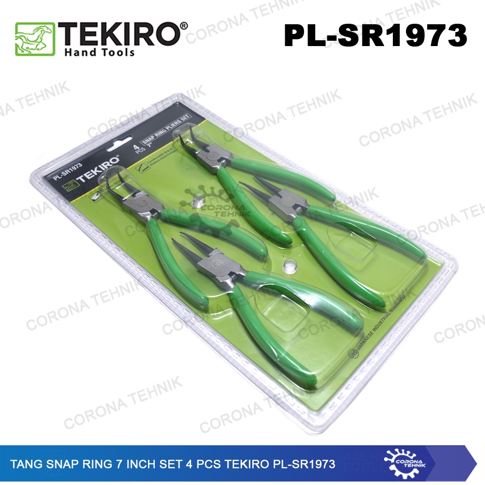 Tekiro PL-SR1973 Tang Snap Ring 7 Inch Set 4 Pcs