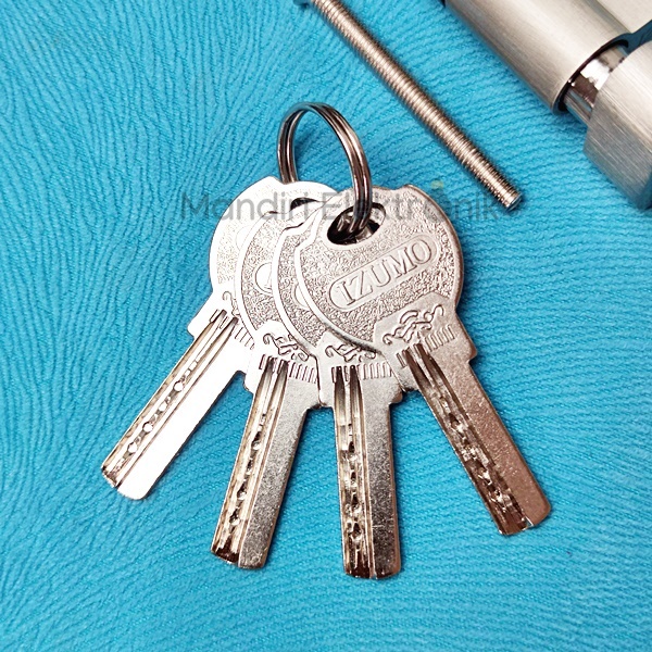 Silinder Kunci 60mm Knob Pintu Besar Izumo 60 mm 4 Anak Kunci Cylinder Lock Knop Putar