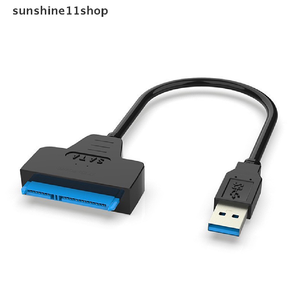 Sho Kabel Hardisk USB3.0 Ke Sata Kompatibel Dengan Hardisk HDD 2.5 Inci SSD Konektor Komputer Usb 2.0 Sata Adapter Cable N