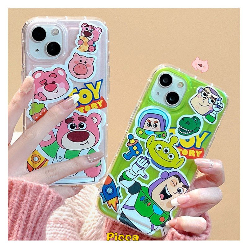 Casing Alien Buzz Lightyear Lucu Untuk Samsung A04s A32 A52 A04 A50 A12 A13 A30s A23 A04E A50s A52s A11 A03 A03s A20 A02s M23 M13 A30 F23 Kartun Toy Story Manyo Airbag Shockproof Case