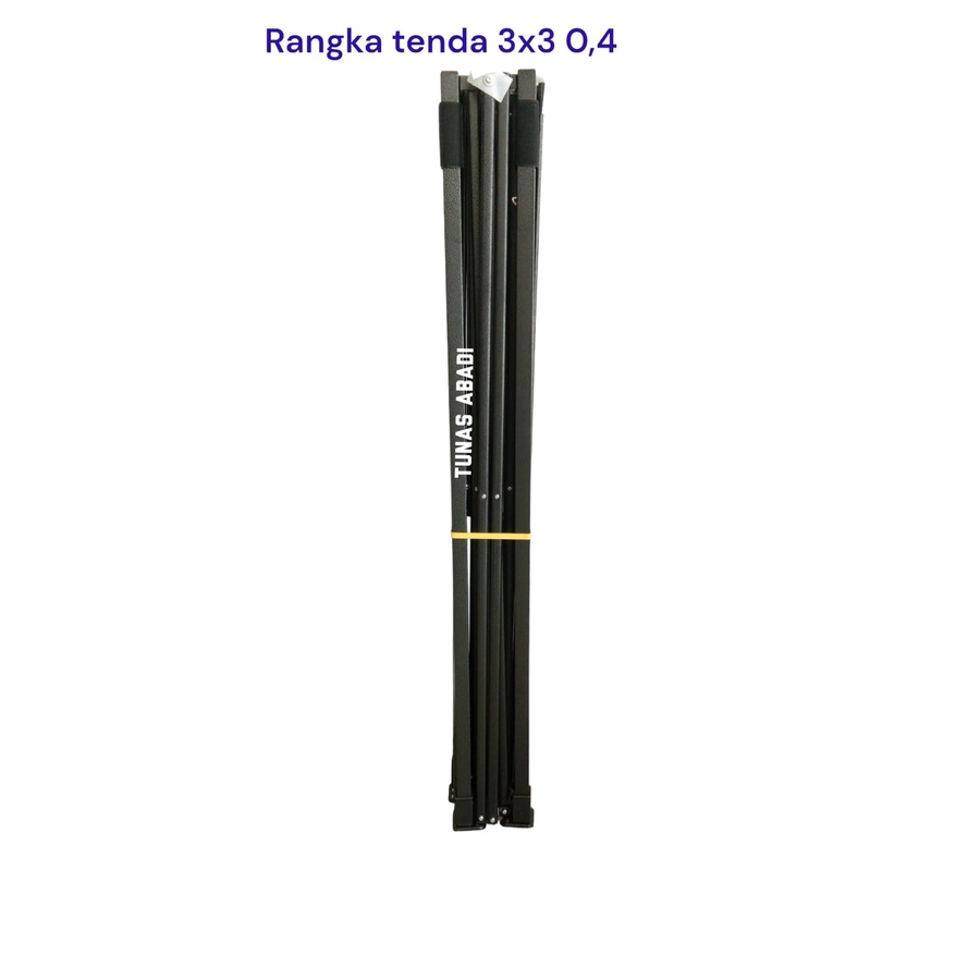 Rangka Tenda Lipat 3x3 Besi 0,4 (Tidak Temasuk Atap)