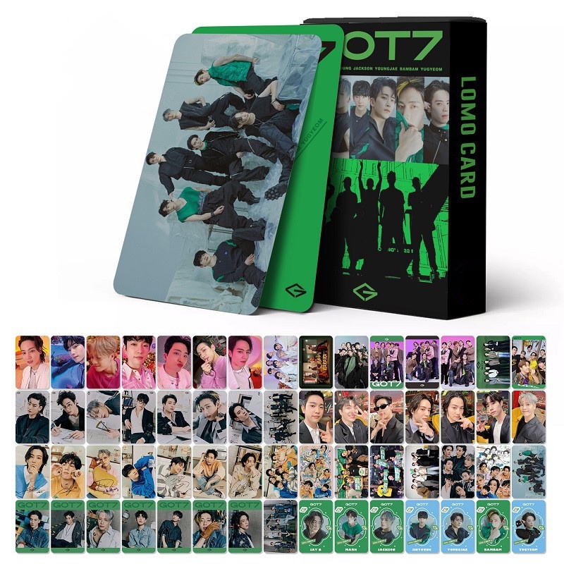 60pcs/box Dapat7 2022 COME BACK Album NANANA Photocards HOME COMING Kartu Lomo got7 Kpop Postcards READY STOCK