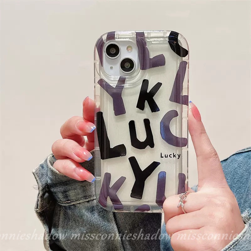 Oppo A17K A7 A12 A17 A57 A54 A5 A9 A95 A16 A15 A16K A3s A5s A74 A16s A55 A1K A77s A77 A16E A53 A33 A92 A31 A52 A72 A35 A12E Huruf Alfabet Simple Smiley Airbag Couple Soft Case