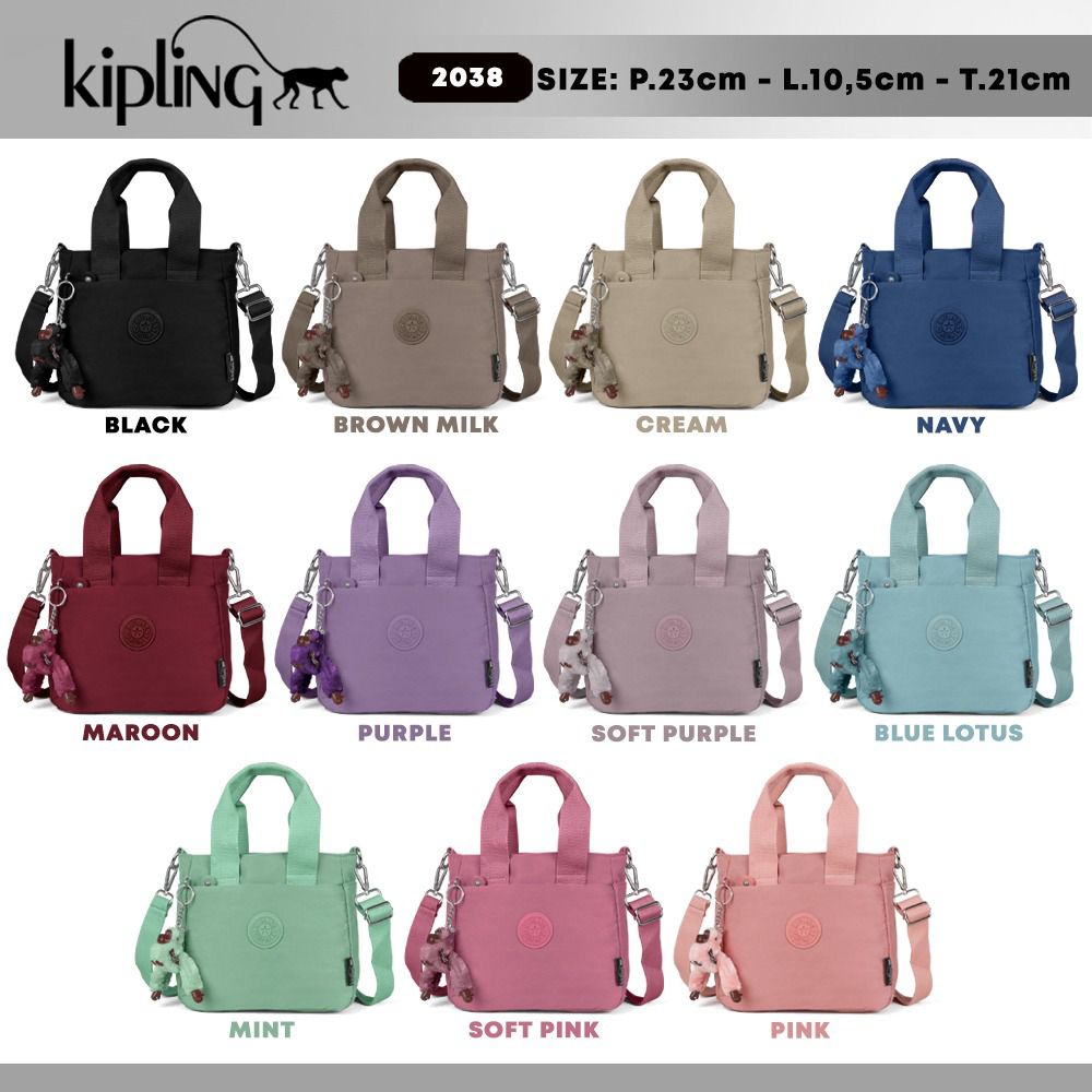 TAS TENTENG SELEMPANG WANITA / TAS KIPLING MURAH / KIPLING BAG KODE 2038