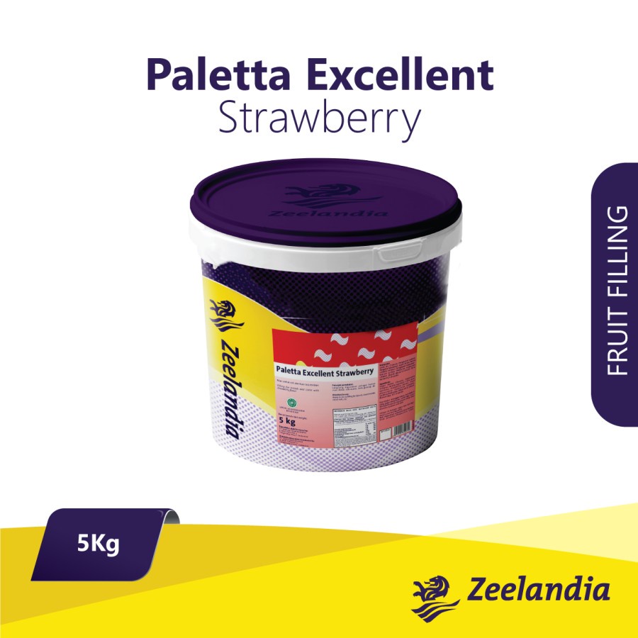 

Zeelandia Paletta Excellent Strawberry 5kg Selai Filling Stroberi