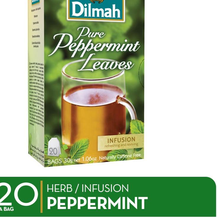 

♥ Dilmah Pure Peppermint Leaves Tea - Teh Celup ➾