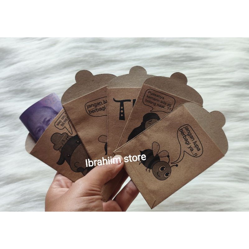 

1 Pak Angpao Lebaran Aesthetic Warna Coklat / Angpao Lebaran Coklat Unik