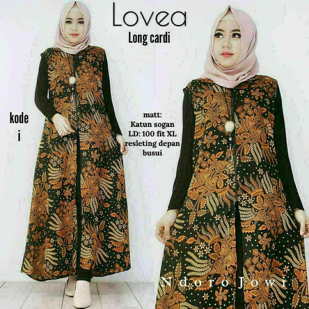 OUTER BATIK - OUTER WEAR - LONGCARDY - CARDYGAN BATIK - OUTER BATIK JUMBO - OUTER BATIK MOTIF MANGGA
