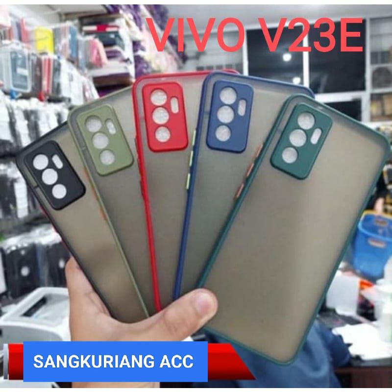 Slicon Softcase Aero hp VIVO V23E Slicon Casing Case pelindung Camera