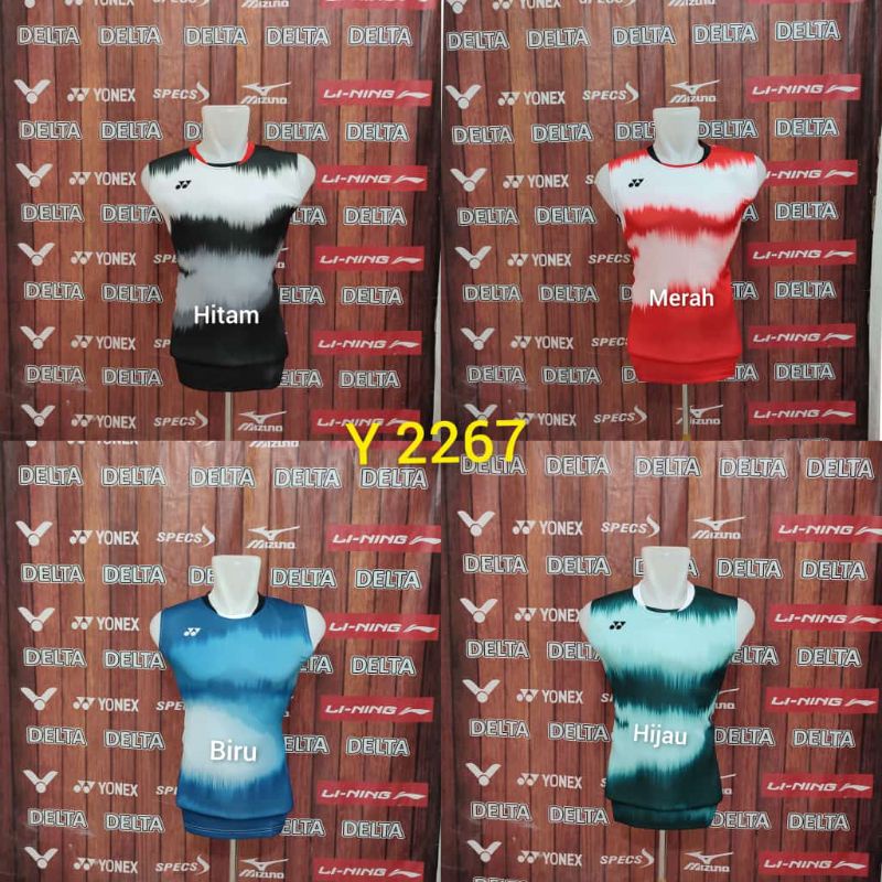 Baju Singlet Badminton Import Kaos Bulutangkis Badminton Yonex Y 2267 Impor murah