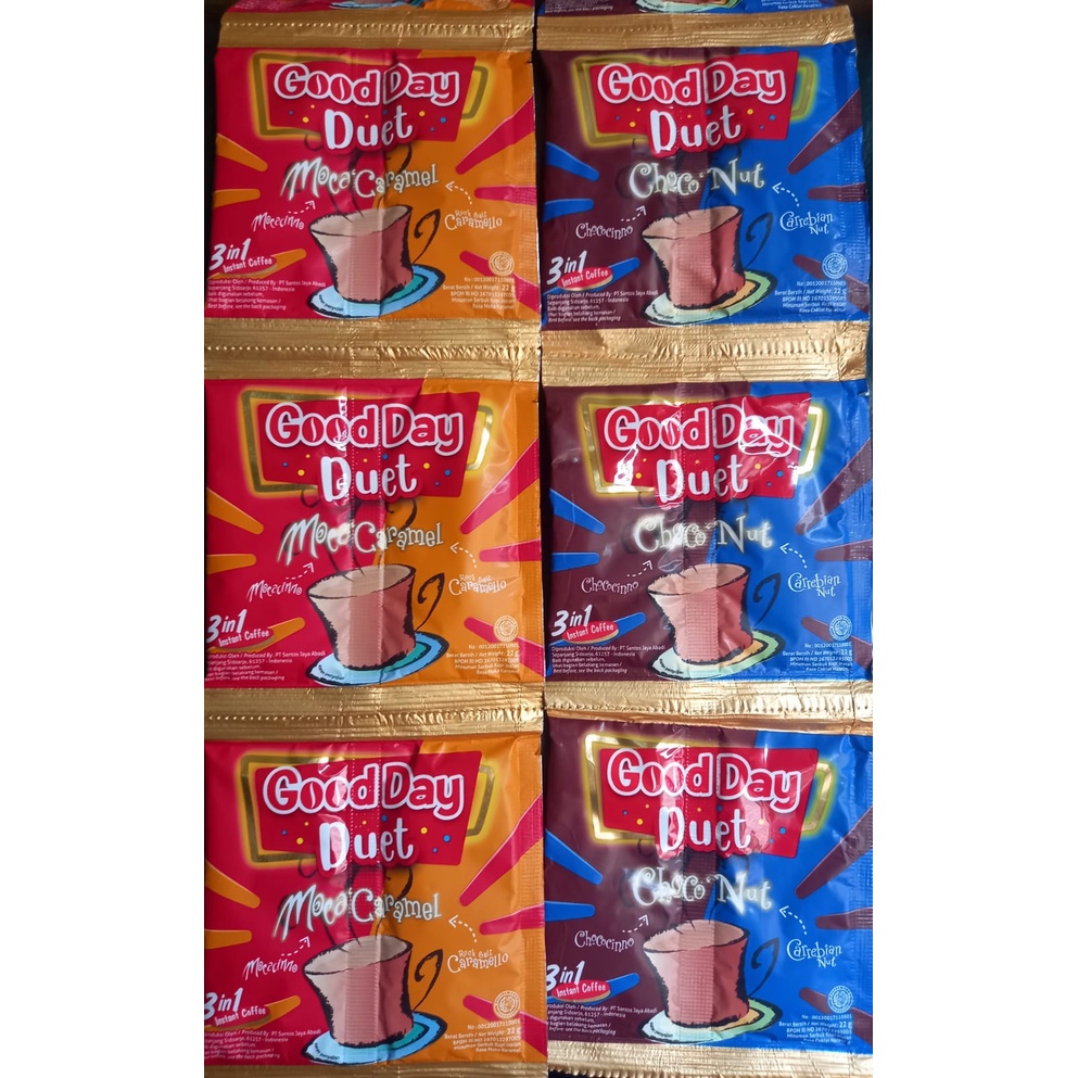 

Kopi Good day Duet 1 Renteng Isi 10 Sachet