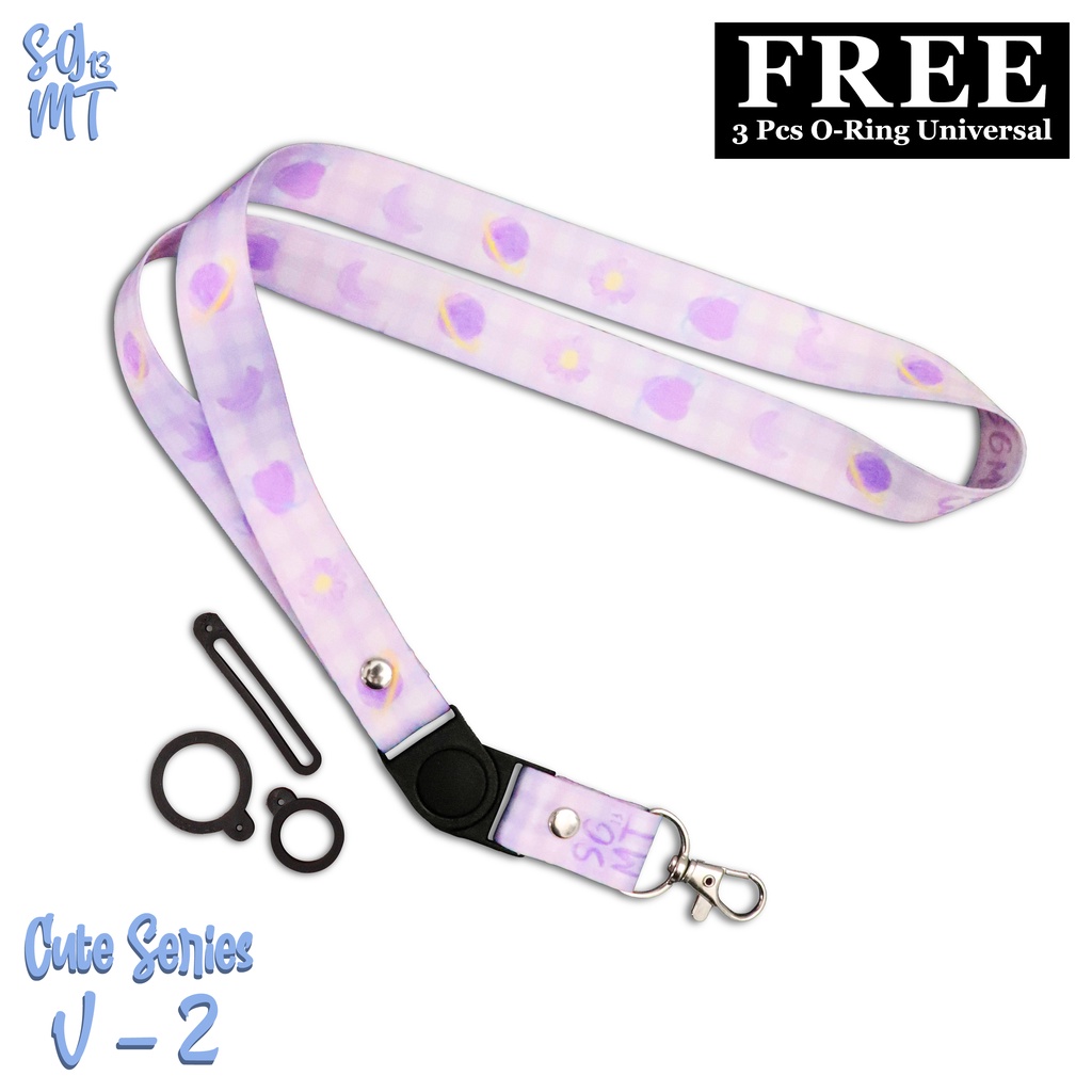 Lanyard CUTE SERIES Aesthetic Id card Name tag Gantungan Id card Gantungan HP Gantungan name tag