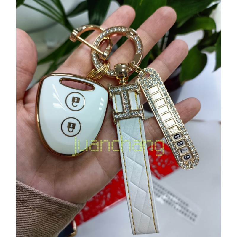 Cover Case Kunci Mobil Toyota Avanza Cinci Grand Wigo DAIHATSU SIGRA Remote TPU Car Key Holder Keychain Gantungan Kunci Aksesoris