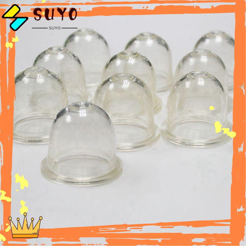 Suyo 10PCS Carburator oil bubble 14-19mm Eradicator Brushcutter Clear Carburator Primer