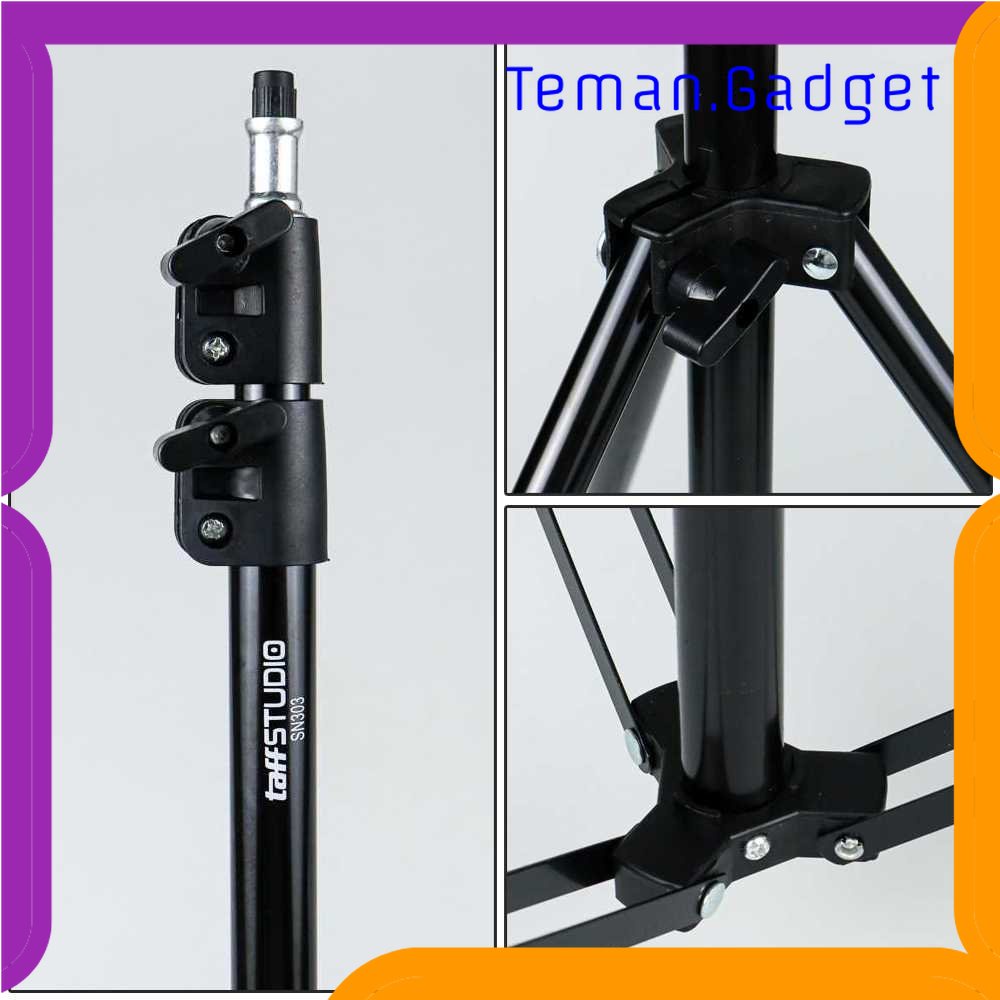 TG - KMR TaffSTUDIO Portable Lighting Stand Tripod 3 Section 200cm - SN303