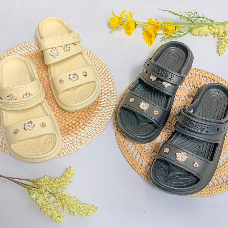 Sandal Wedges Wanita / Sandal Karet Korean Style Trendy-IRSOE 321M sandal wanita irsoe