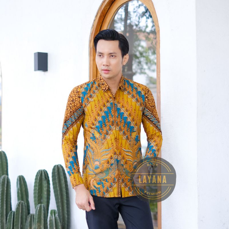 Kemeja Batik ParangClasic Premium Katun Primisima Baju Formal dan Non formal