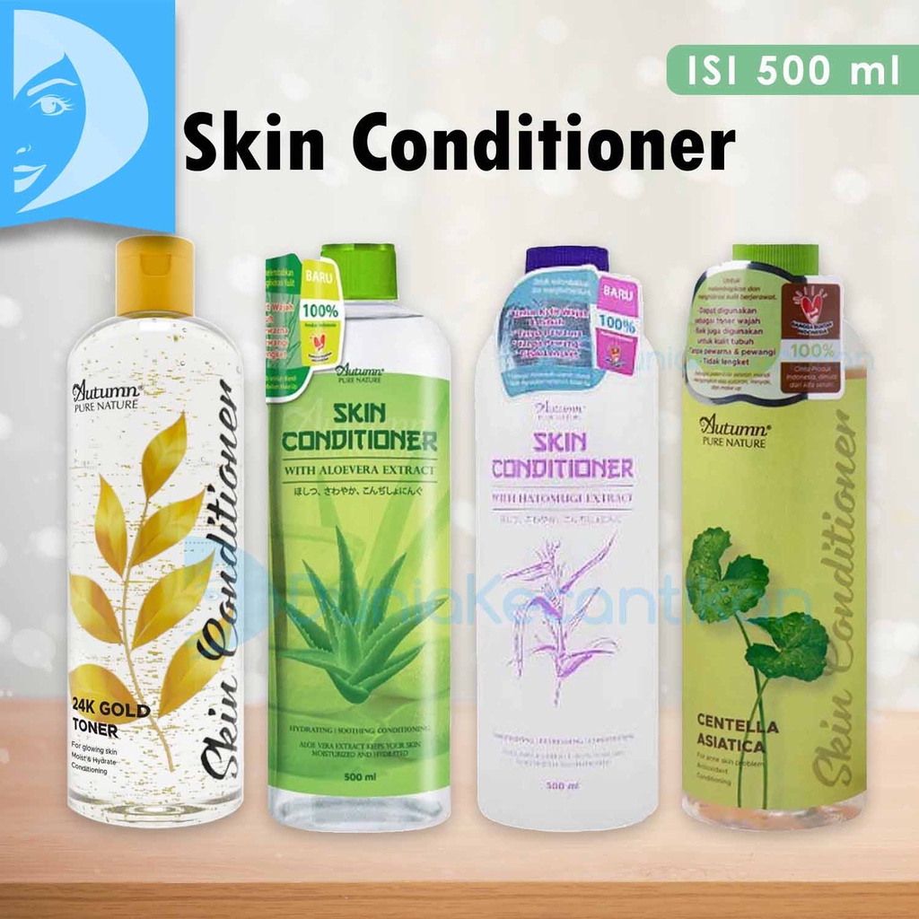 Autumn Toner Hatomugi Extract Aloevera Skin Coditioner 500ml Toner Wajah Hatomogi Skin Conditioner Centella Asiatica Free Botol Spray Toner Autum Skin Conditioner 24k gold