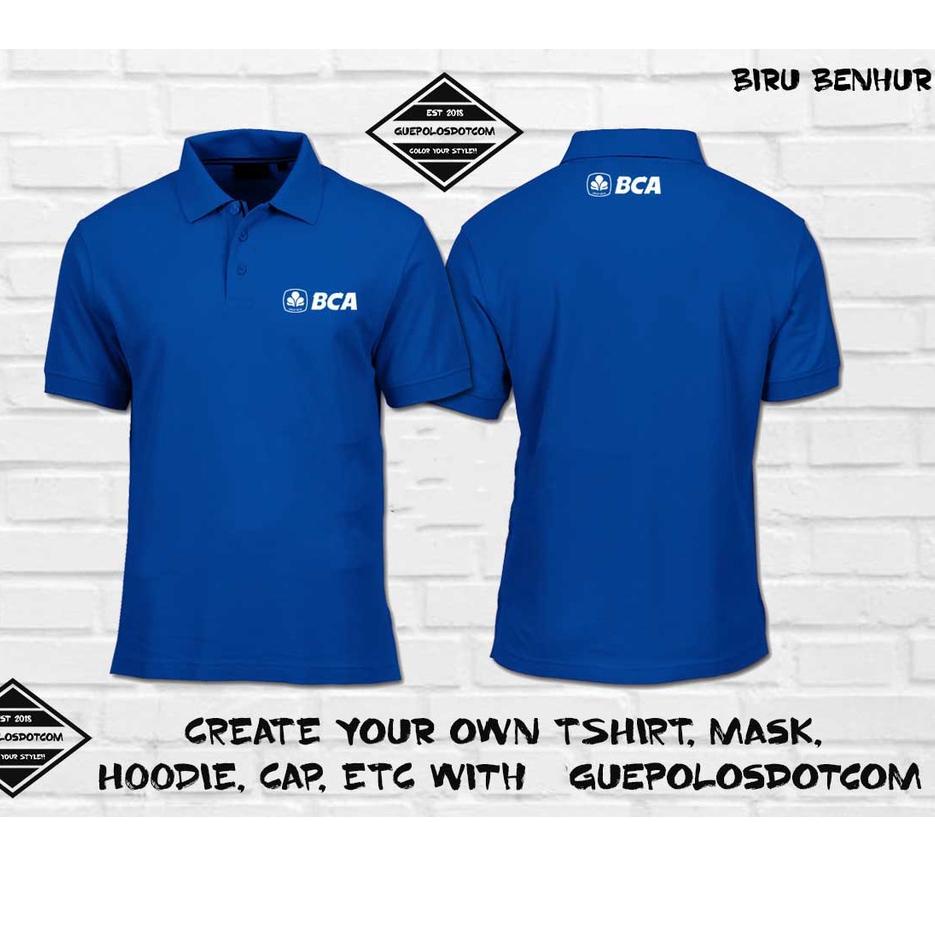 ➳ POLO BCA - Poloshirt Bank Central Asia - Polo Bank Central Asia - Poloshirt BCA BUMN - Polo BCA - 