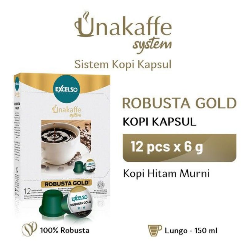 

EXCELSO ROBUSTA GOLD COFFEE CAPSULE