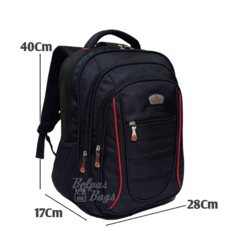 POlO ACE 16 Inch Tas Ransel Kerja Tas Sekolah 09104